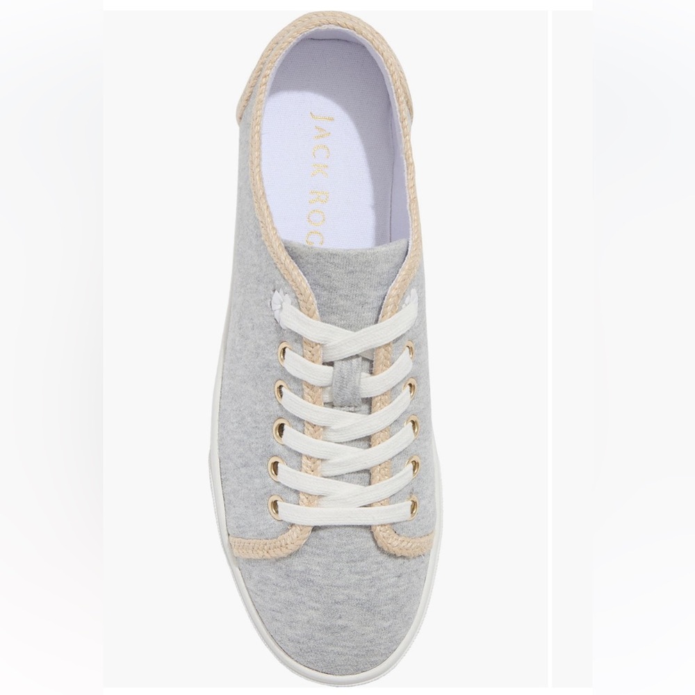 Jack Rogers Gray Jersey Lia Rope sneakers. Size 10. Brand new in box. - Picture 2 of 11